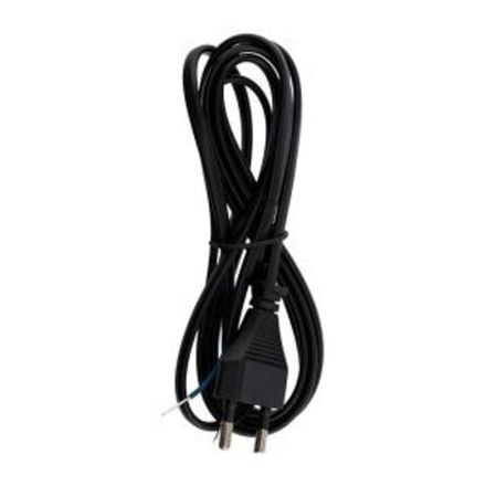 Шнур сетевой 2х0,75 мм² 1,8м черный REXANT