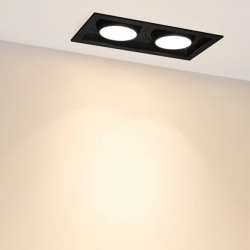 Светильник MS-VORTEX-BUILT-S250x140-2x30W Warm3000 (BK-BK, 17 deg, 230V) (Arlight, IP20 Металл, 5 лет) 058450