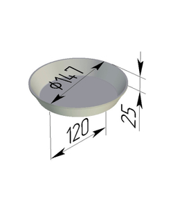Форма для выпечки хлеба Л-17Д (147х25 мм)