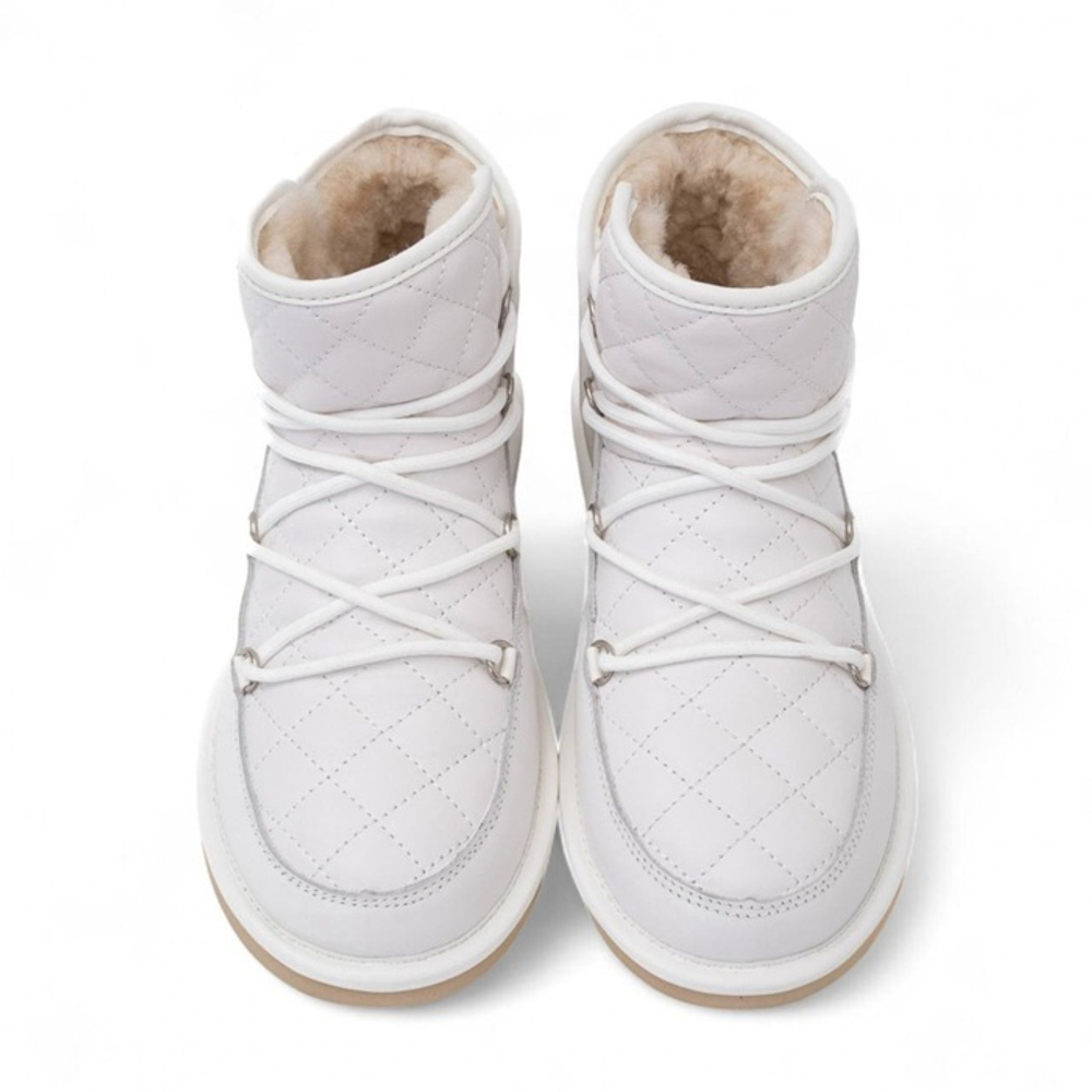 Ugg Lodge Mini Leather White