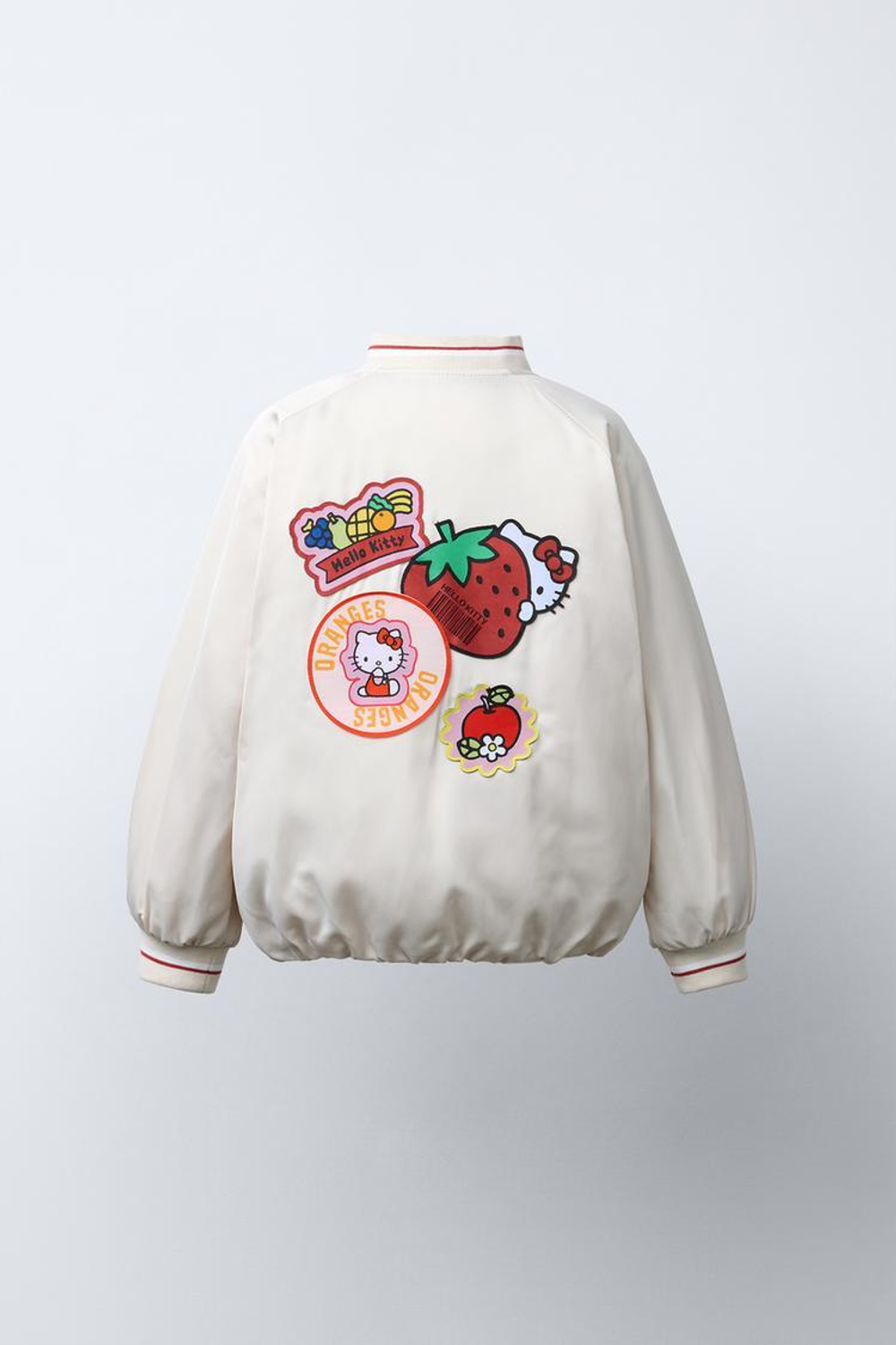 ZARA КУРТКА-БОМБЕР HELLO KITTY © SANRIO, ЭКРЮ