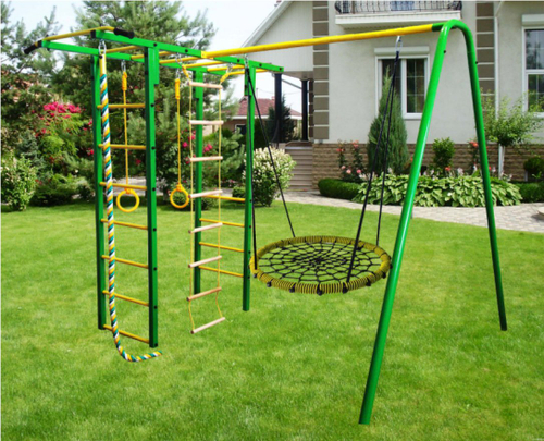 Детский спортивный комплекс Олимпик-8.1+ГНЕЗДО ПЛЕТЕНОЕ 80 см