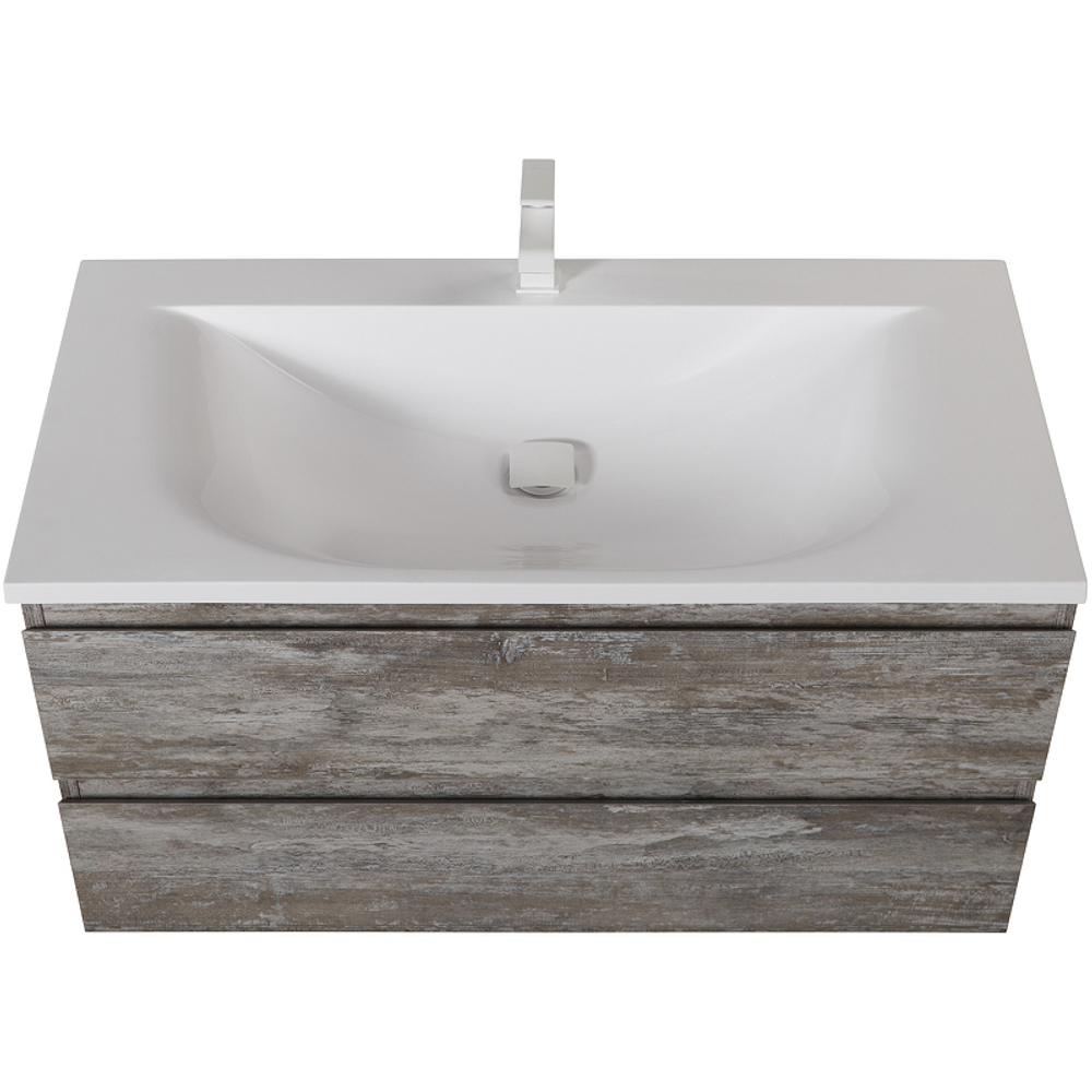 Тумба под раковину Cezares Molveno 100 MOLVENO-100-2C-SO-LG подвесная Legno Grigio