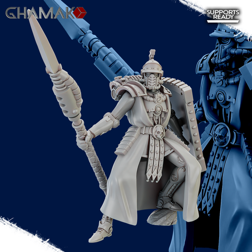 Adeptus Mechanicus Skitarii Скитарий-защитник №10 миниатюра для dnd, днд, pathfinder, фентези, Настольная игра, НРИ, Варгейм, РПГ