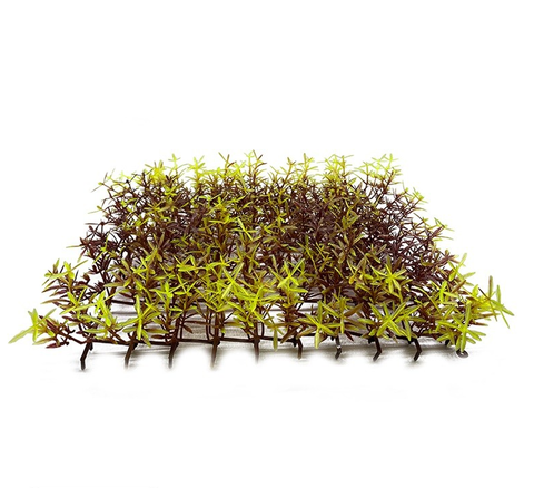 Искусственное растение для аквагрунта в виде коврика, 25х25х5 см