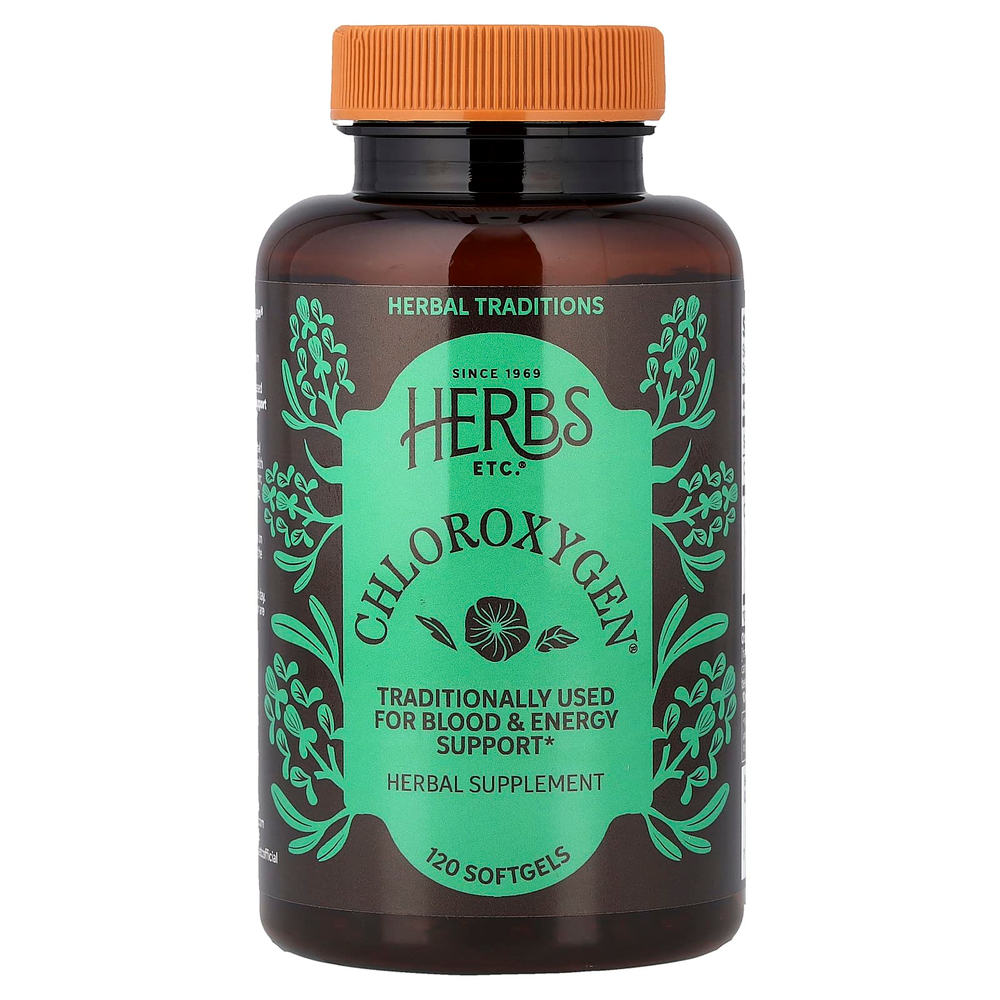 Herbs Etc., ChlorOxygen®, 120 капсул