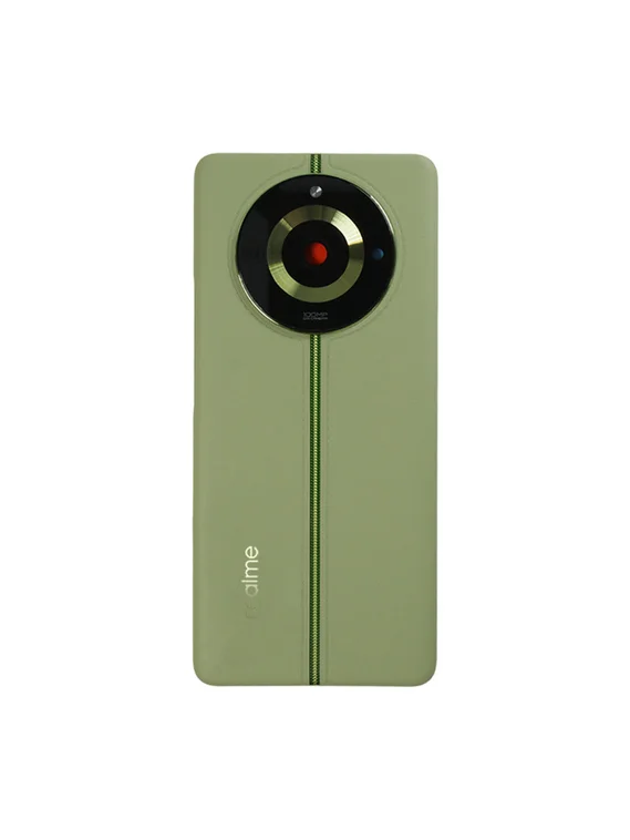 Задняя крышка для Realme 11 Pro зеленая (Green) со стеклом камеры