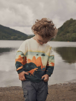 Толстовка для мальчика Next 608-530, Молочный, Черный