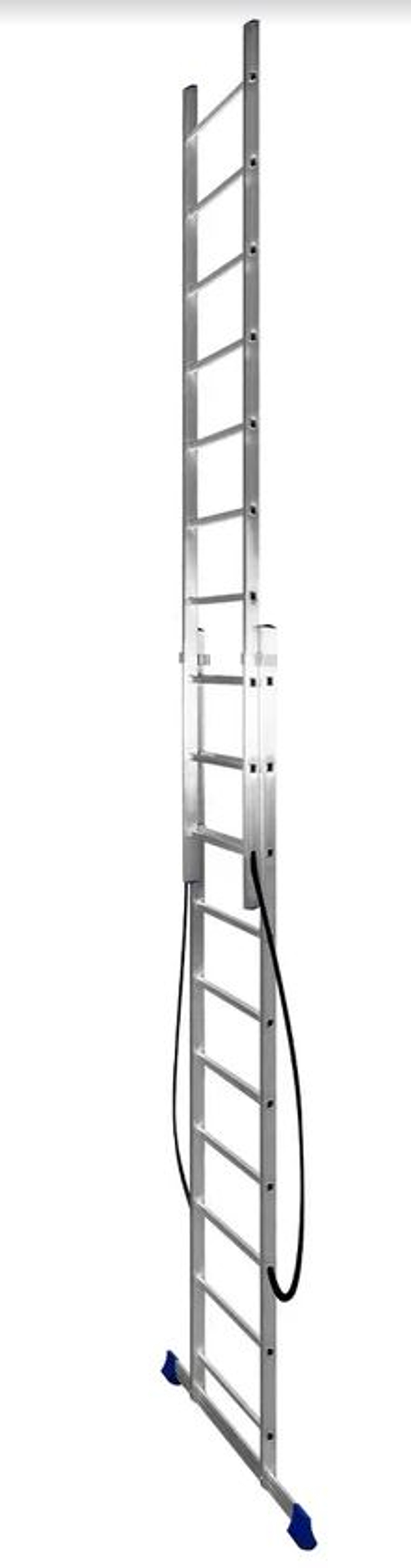 Лестница алюмин.  2секц* 10ступеней (2,84м-4,51м) / МОНТАЖНИК