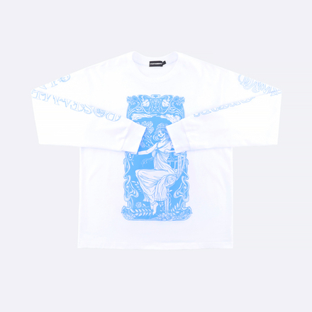 Лонгслив Postaments Damsel (white)
