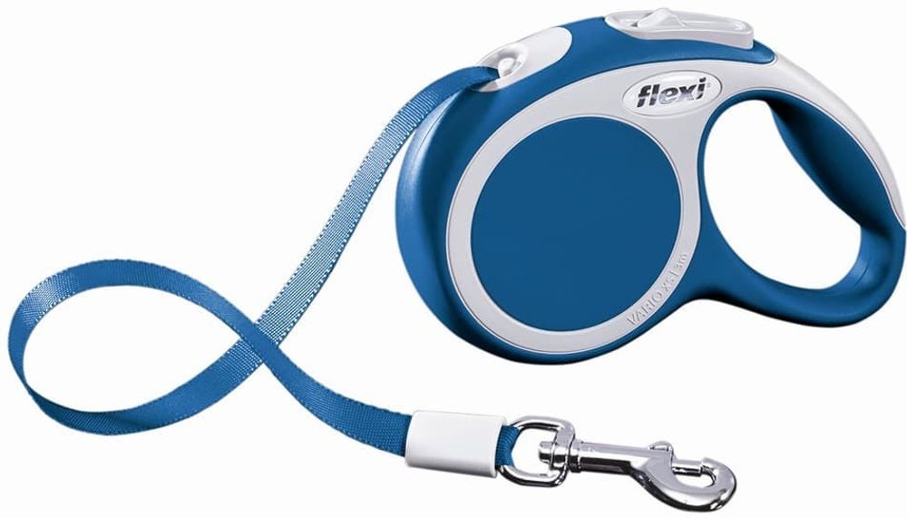 FLEXI рулетка Vario Compact XS (до 12 кг) лента 3 м синяя