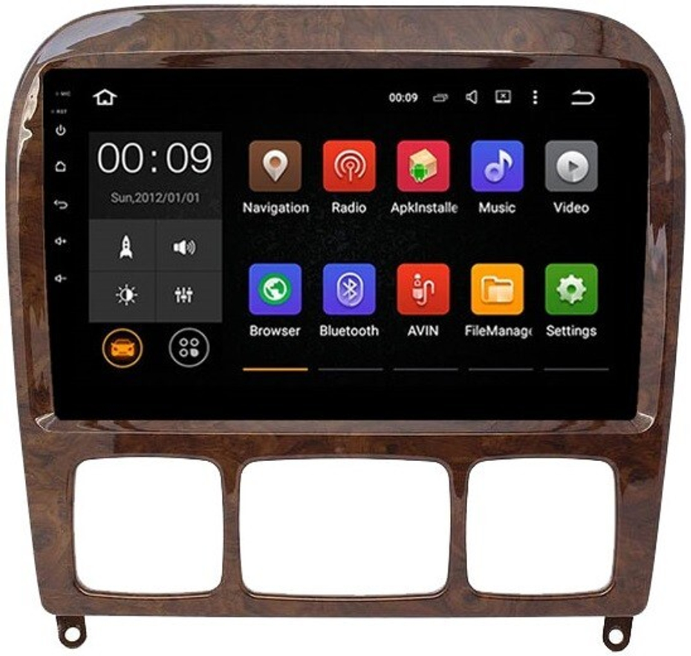 Магнитола для Mercedes-Benz S (W220) 1998-2005 - Roximo RX-2505 Android 13, ТОП процессор, 8/128, SIM-слот