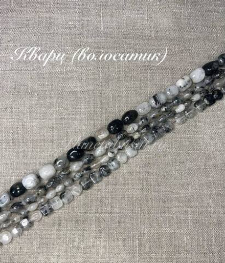 Камень Кварц (турмалин) 0737