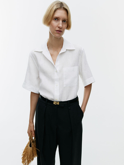 ARKEТ ЛЬНЯНАЯ РУБАШКА, БЕЛЫЙ