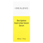Idealove, Bee Ageless, сыворотка с улиткой и пчелиным ядом, 30 мл (1 жидк. унц.)