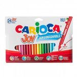 Фломастеры CARIOCA JOY 24 цв. карт.конверт кругл. корп.