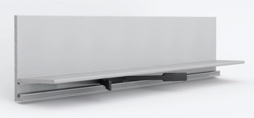 Микроплинтус SL16X25-01L Серебро матовое 16х25х2000мм