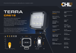 Фара TERRA LED CR618 12-24V 18W (DT06-2S)