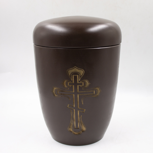 Урна биоразлагаемая «Камелия Лазер» коричневая