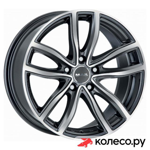 Sarthe 8x19/5*112 D66.45 ET30 Gunmetal Mirror Face