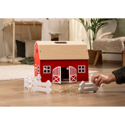 Schleich Farm World - Красный деревянный СТОГ Retro 42602