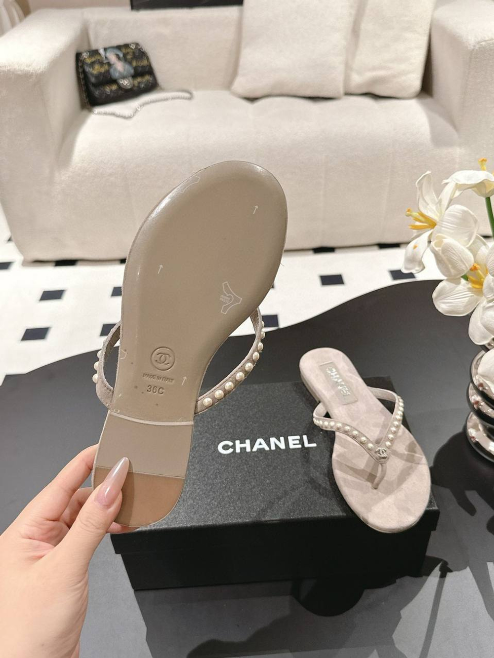 Шлепанцы Chanel