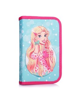 Пенал 1-секц. большой, с откидной планкой (Современная принцесса 2023) (ПО-04)