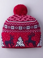 Шапка зимняя вязаная детская