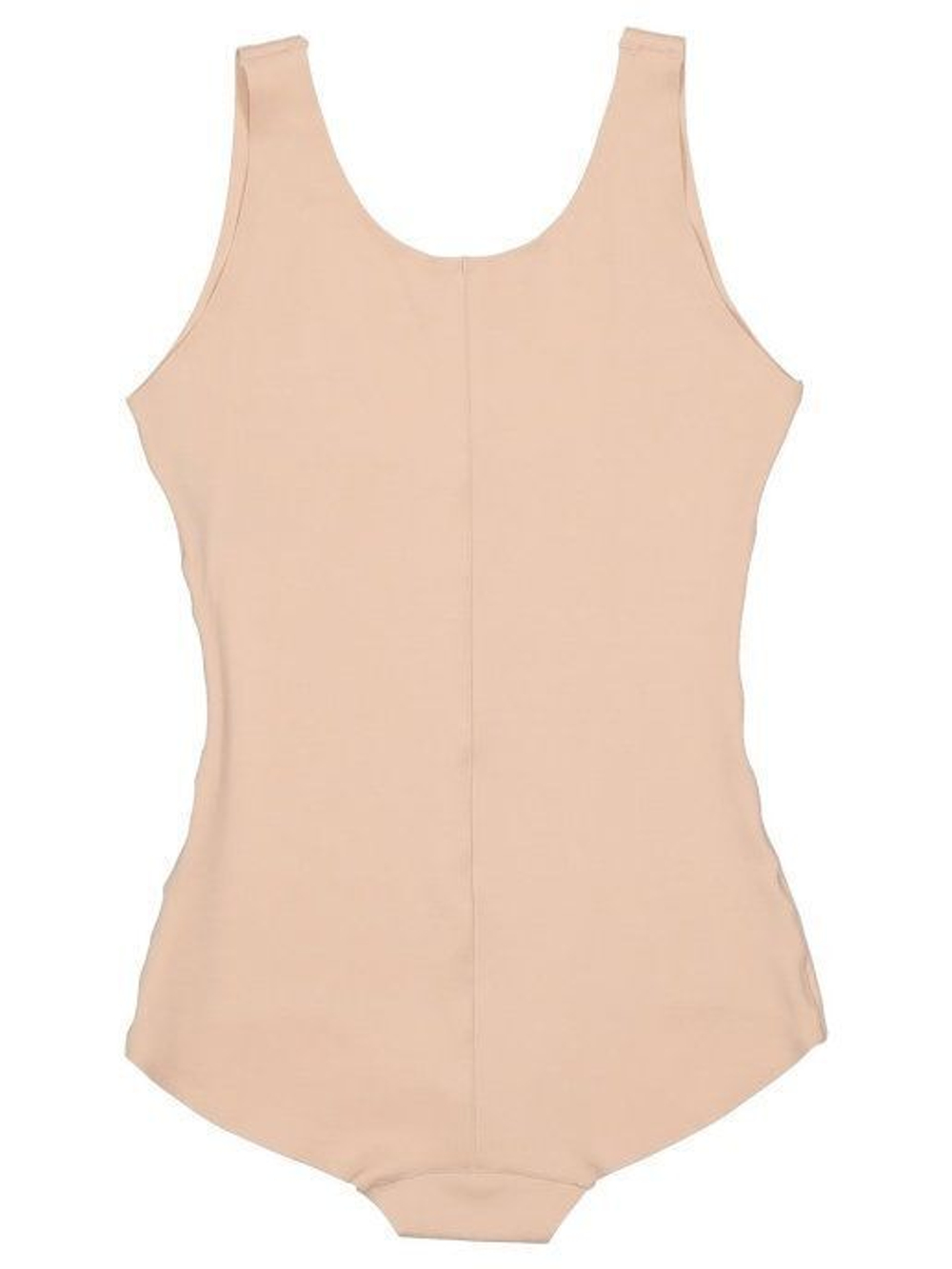Утягивающее боди со швом на спинке (Размер: L) (Цвет: бежевый)