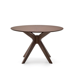 Круглый стол Naanim из орехового шпона Ø 120 см
