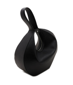 Кожаная сумка хобо Patrizia Pepe - черный(8B0046 L047)