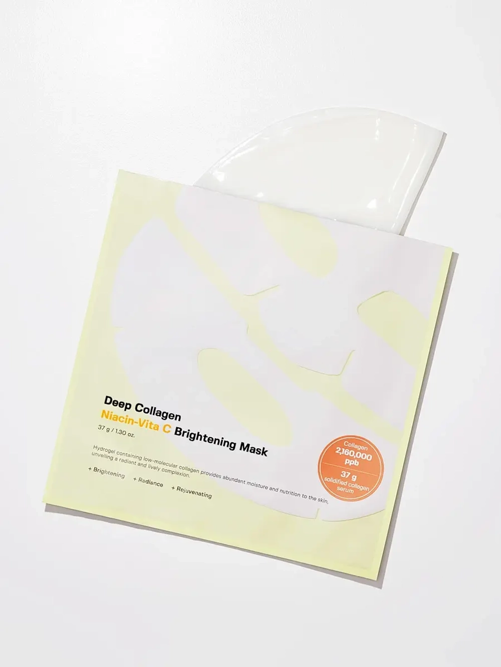 Sungboon Editor Осветляющая гидрогелевая маска Deep Collagen Niacin Vita C Brightening Mask 37 гр х 4 шт