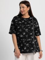Футболка Миранда (черная) Б15976-50М LT Collection