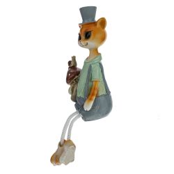 GAEM Набор из 2-х фигурок декоративных "Кот", L7 W6 H13 см