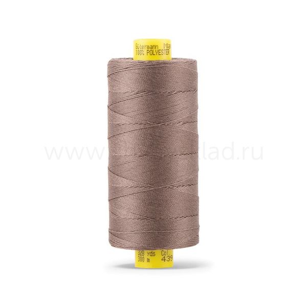 Нитка Gutermann Mara 30 (300 метров), 1 кат., для отстрочки | 439 палево-коричневый