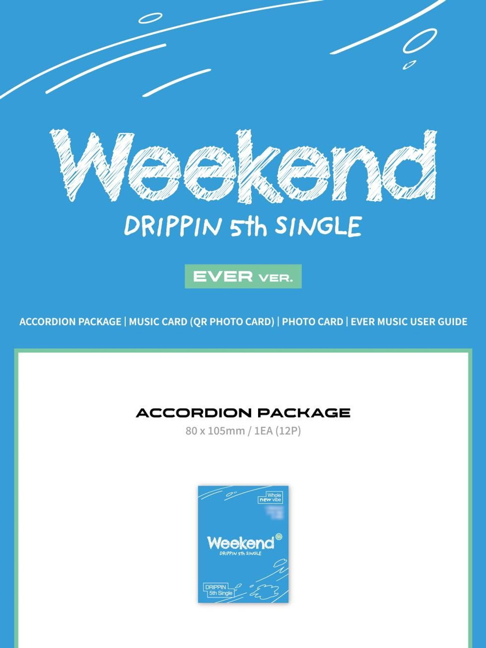 Альбом DRIPPIN - WEEKEND 5th Single Album EVER Version