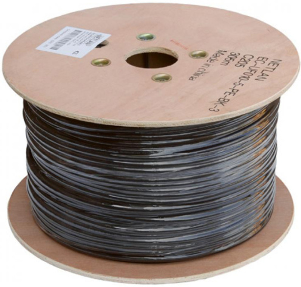 Кабель витая пара F/UTP 5e кат. 25 пар Netlan EC-UF025-5-PE-BK-3