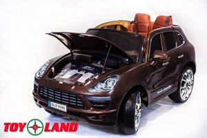 Детский электромобиль Toyland Porsche Macan коричневый