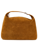Сумка SADDLE M замша карамельного цвета