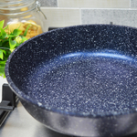 Сковорода 24см Сияние Blue с несъемной ручкой, с2451Bl