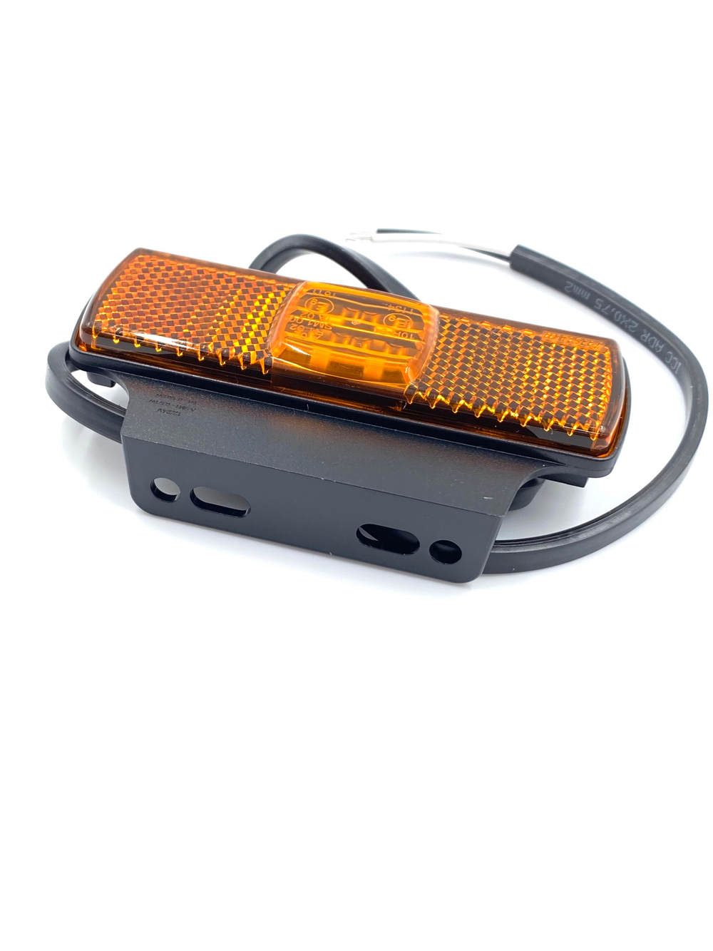 Фонарь габаритный светодиодный Fristom FT-017 Z+K LED жёлтый, с кронштейном, провод 1 м. (1 шт.)