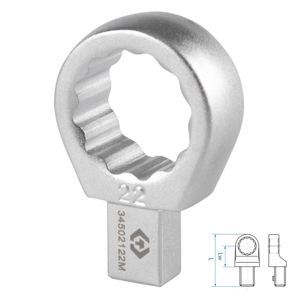 KING TONY (34502122M) Насадка накидная серии "FIT", 22 мм, 9х12 мм