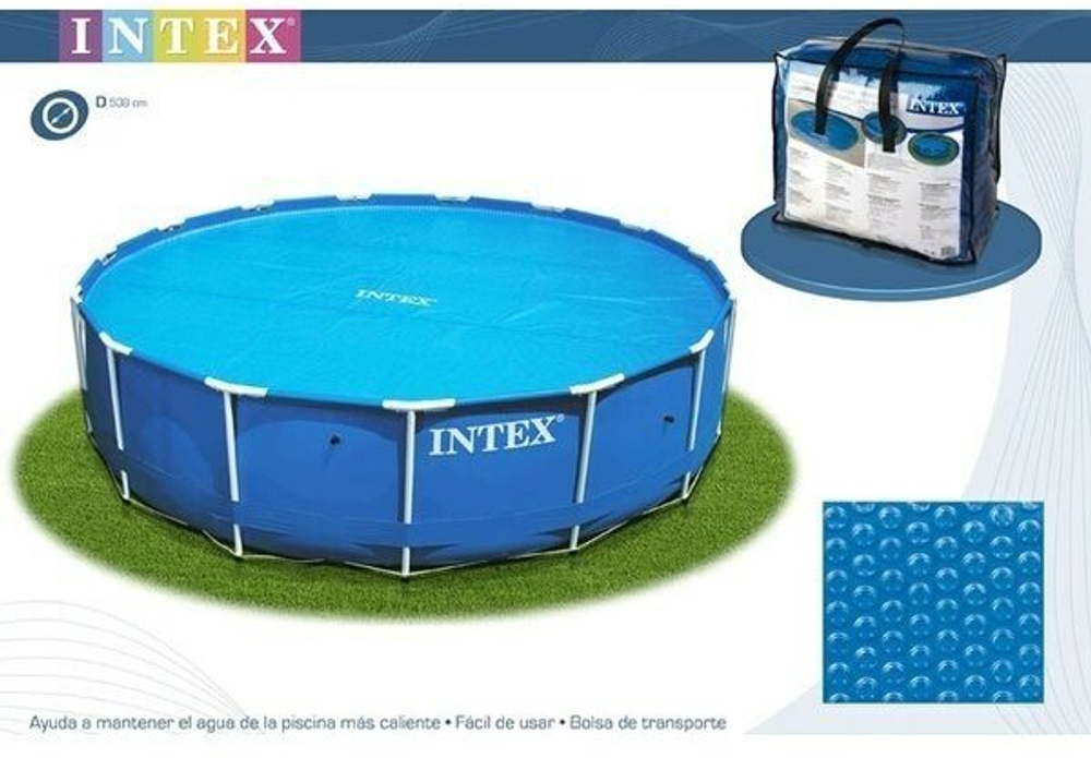 Тент солнечный Intex Solar 29025 для бассейна 549 см