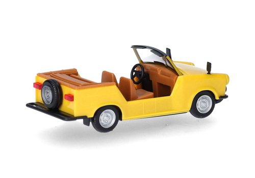 Автомобиль Trabant Kübel, желтый