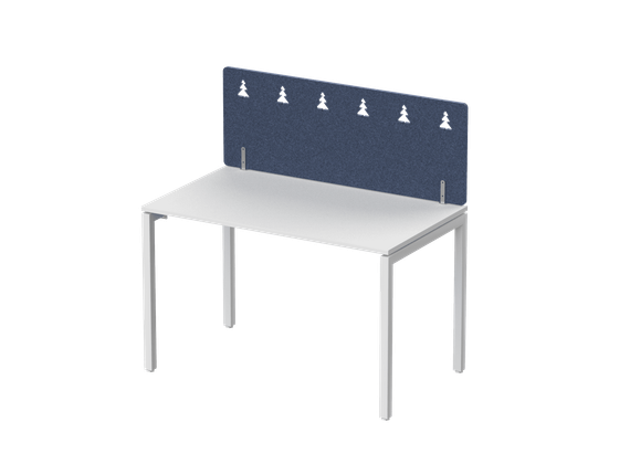 Экран фронтальный / боковой,  с декором &quot;Темный лес&quot; , без фурнитуры 100х1,2х50