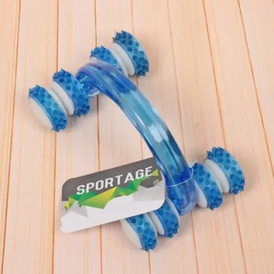 Массажер для тела роликовый «Дуга - Indigo» 13*9*7 см, голубой