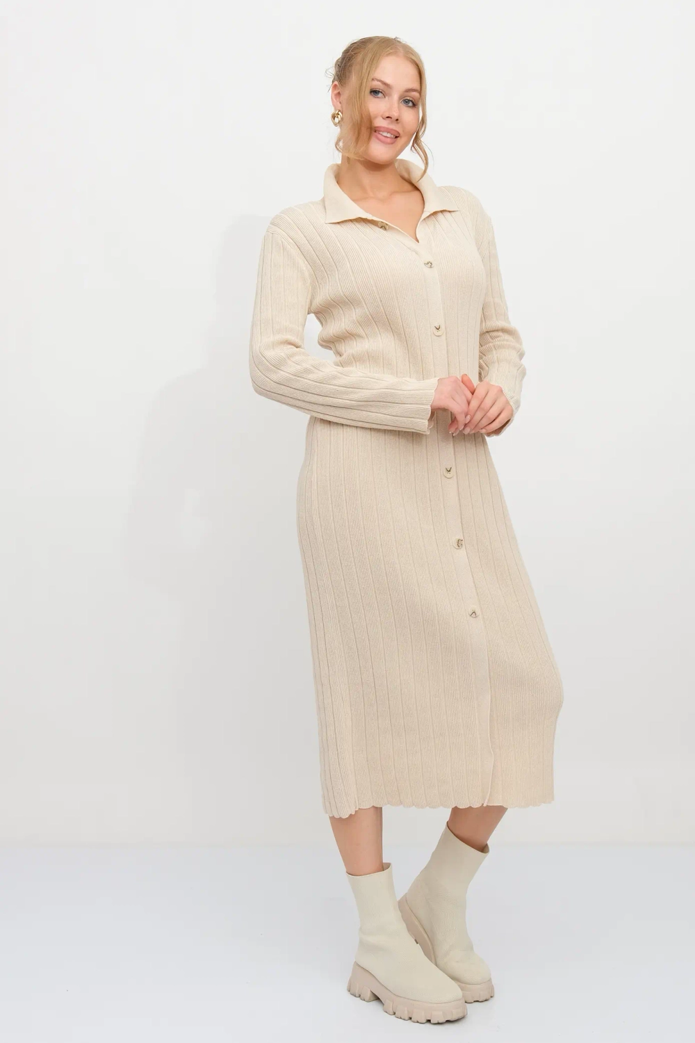 Платье Д 3488/бежевый