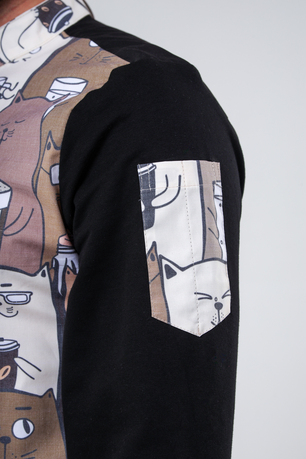 Китель поварской унисекс Cat & Coffee