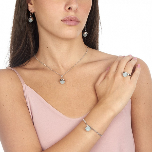 Браслет Boccadamo Caleida Blue XBR862A BL/S агатом (сапфирином)