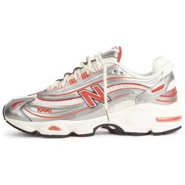 New Balance NB 1000 Беговые дорожки Низенькие Серебряные Уники